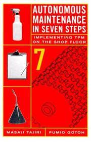 Cover of Autonomous Maintenance in Seven Steps by Masaji Tajiri