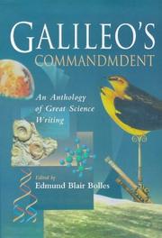 Cover of Galileo's Commandment by Edmund Blair Bolles
