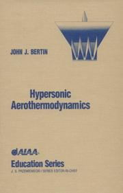 Cover of Hypersonic aerothermodynamics by John J. Bertin