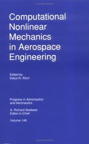 Cover of Computational nonlinear mechanics in aerospaceengineering by S. N. Atluri