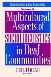 Front cover of Multicultural Aspects of Sociolinguistics in Deaf Communities (Gallaudet Sociolinguistics) by Ceil Lucas