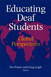 Cover of Educating deaf students by Unknown