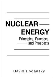 Cover of Nuclear Energy by David Bodansky