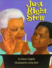 Front cover of Just Right Stew by Karen English