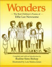 Front cover of Wonders by Effie Lee Newsome