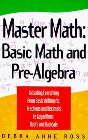 Cover of Master math by Debra Ross
