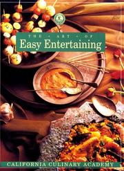 Front cover of The art of easy entertaining by Hallie Harron