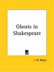 Cover of The ghosts in Shakespeare by L. W. Rogers