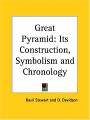 Cover of The great pyramid by Basil Stewart