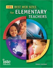 Front cover of 101 Best Websites for Elementary School Teachers by James Lerman