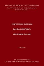 Front cover of Confucianism, Buddhism, Daoism, Christianity, and Chinese culture by Yijie Tang