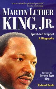 Cover of Martin Luther King, Jr., spirit-led prophet by Richard L. Deats