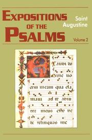 Front cover of Expositions of the Psalms, 33-50 Vol. 2 (Works of Saint Augustine (Numbered)) by Unknown