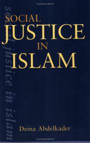 Front cover of Social justice in Islam by Dina Abdelkader