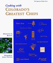 Front cover of Cooking with Colorado's greatest chefs by Lynn Booth