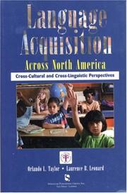 Front cover of Language acquisition across North America by Orlando L. Taylor