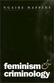 Cover of Feminism and criminology by Ngaire Naffine