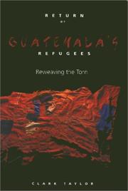 Cover of Return of Guatemala's refugees by Clark Taylor