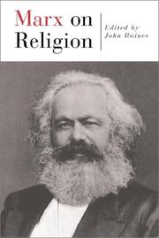 Front cover of Marx on Religion by Karl Marx