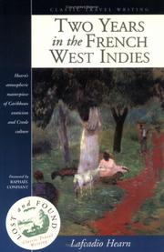 Front cover of Two years in the French West Indies by Lafcadio Hearn