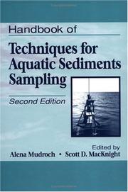 Front cover of Handbook of techniques for aquatic sediments sampling by Alena Mudroch