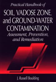 Front cover of Practical handbook of soil, vadose zone, and ground-water contamination by Russell Boulding