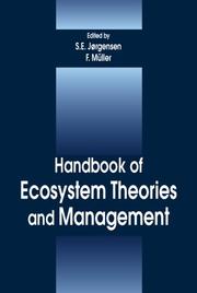 Cover of Handbook of ecosystem theories and management by Sven Erik Jørgensen
