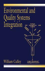 Cover of Environmental and quality systems integration by William C. Culley