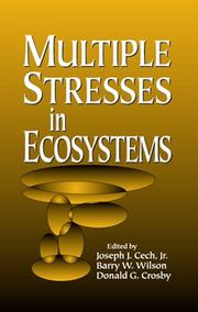 Cover of Multiple stresses in ecosystems by Joseph J. Cech, Jr.