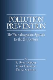 Cover of Pollution prevention by R. Ryan Dupont