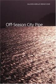 Cover of Off-season city pipe by Allison Hedge Coke