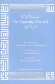 Front cover of Al-Ghazzali On Knowing Yourself and God by al-Ghazzālī