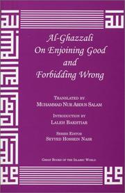 Front cover of Al-Ghazzali On Enjoining Good and Forbidding Wrong by al-Ghazzālī