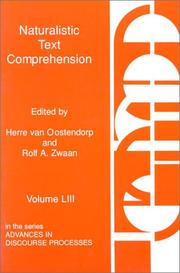 Cover of Naturalistic text comprehension by Herre van Oostendorp