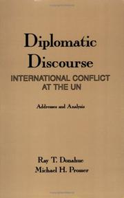 Cover of Diplomatic discourse by Ray T. Donahue