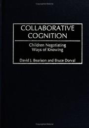 Cover of Collaborative cognition by David J. Bearison