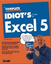 Front cover of The complete idiot's guide to Excel by Ricardo Birmele