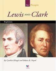 Front cover of Lewis and Clark by Cynthia Fitterer Klingel