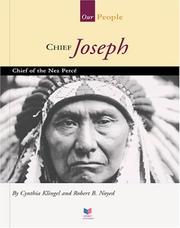 Front cover of Chief Joseph by Cynthia Fitterer Klingel