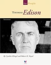 Cover of Thomas Edison by Cynthia Fitterer Klingel