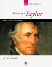 Cover of Zachary Taylor by Carol Brunelli