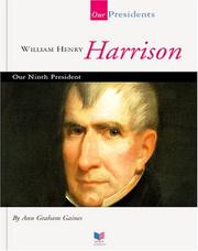 Cover of William Henry Harrison by Ann Gaines
