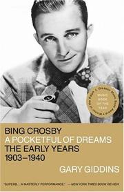 Cover of Bing Crosby by Gary Giddins
