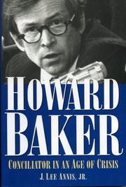 Cover of Howard Baker by J. Lee Annis