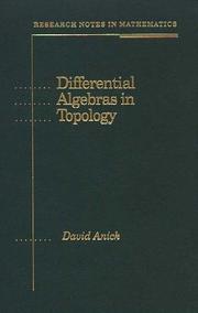 Front cover of Differential algebras in topology by David Jay Anick