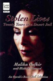 Front cover of Stolen Lives by Malika Oufkir