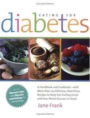 Front cover of Eating for diabetes by Jane Frank