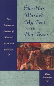 Cover of She has washed my feet with her tears by Ross Saunders