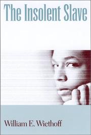 Cover of The insolent slave by William E. Wiethoff