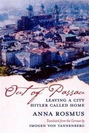 Front cover of Out of Passau by Anna Rosmus
